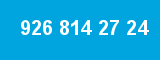 926 814 27 24